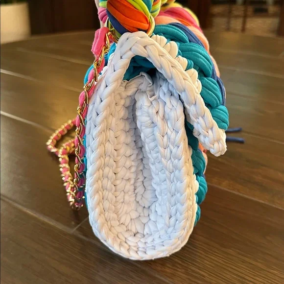 Colorful Braided Women's Bag - Picture 6 of 6